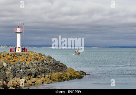 Lighthouse Howth in Ireland Stock Photo