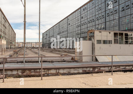 Albuquerque rail yards Stock Photo