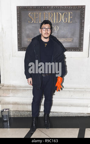 Celebrities arrive at Brasserie of Light restaurant launch party at Selfridges  Featuring: Eudon Choi Where: London, United Kingdom When: 20 Nov 2018 Credit: Luke Hannaford/WENN Stock Photo