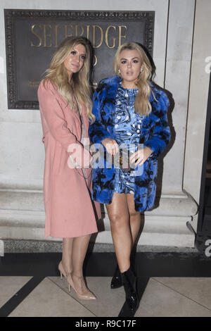 Celebrities arrive at Brasserie of Light restaurant launch party at Selfridges  Featuring: Tallia Storm Where: London, United Kingdom When: 20 Nov 2018 Credit: Luke Hannaford/WENN Stock Photo