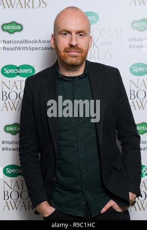 Guest arrivals at The Specsavers National Book Awards 2018  Featuring: Matt Haig Where: London, United Kingdom When: 20 Nov 2018 Credit: PinPep/WENN.com Stock Photo