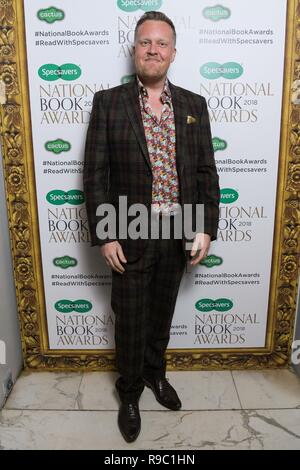 Guest arrivals at The Specsavers National Book Awards 2018  Featuring: Olly Smith Where: London, United Kingdom When: 20 Nov 2018 Credit: PinPep/WENN.com Stock Photo