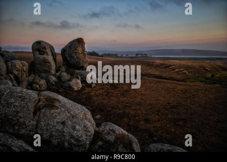 Pasture near Dillon Beach, Marin County, California, USA Stock Photo