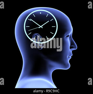 Conceptual image - thought process. 3d Stock Photo