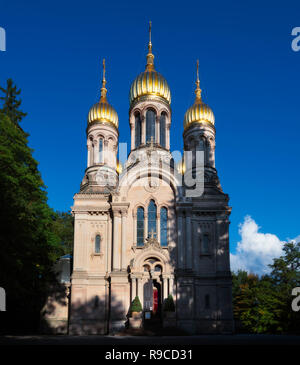 St. Elizabeth's Church, Wiesbaden, Hesse, Germany Stock Photo