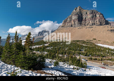 Beautiful Landscape photography of Glacier National Park in Montana USA Stock Photo