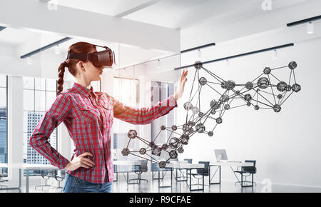Most new entertainment and social communication technologies in  Stock Photo