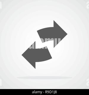 left right arrows icon vector illustration graphic design Stock Vector ...