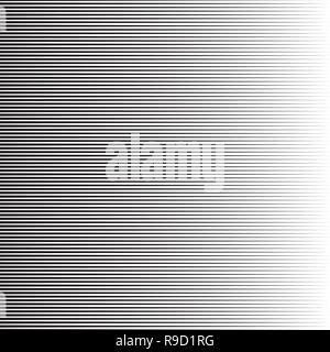 Abstract pattern with horizontal lines. Vector illustration. Monochrome background Stock Vector