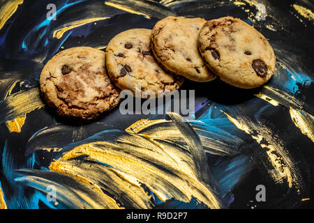 Cookies on table Stock Photo