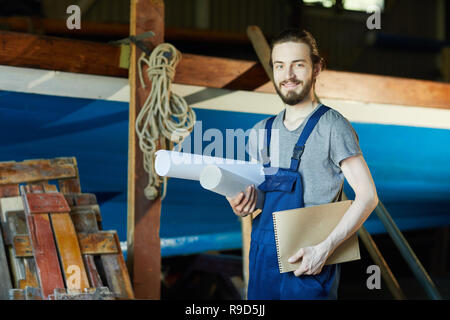 Cheerful engineer Stock Photo