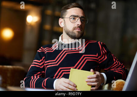 Pensive man Stock Photo