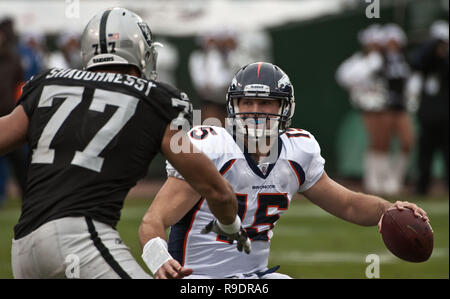 October 8, 2018 - East Rutherford, New Jersey, U.S. - New York Jets  defensive back Marcus Maye (26) breaks up a pass intended for Denver  Broncos wide receiver Courtland Sutton (14) in