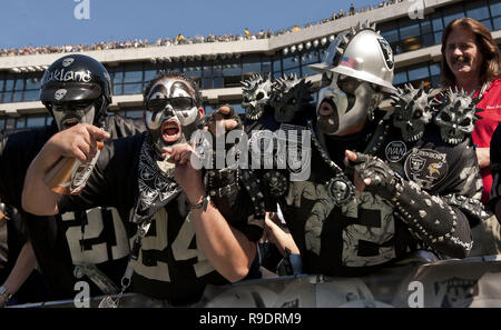 Oakland, California, USA. 31st Oct, 2010. Raider fans love to dress up on Sunday, October 31, 2010, at Oakland-Alameda County Coliseum in Oakland, California. The Raiders defeated the Seahawks 33-3. Credit: Al Golub/ZUMA Wire/Alamy Live News Stock Photo