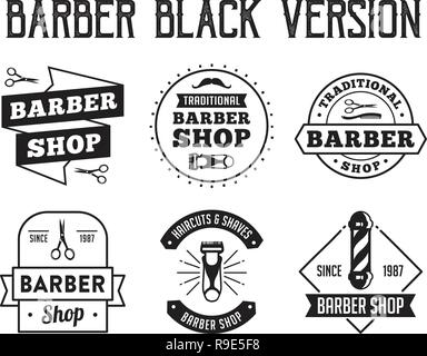 Barber Badge and Logo, good for your shop. good vector. Stock Vector