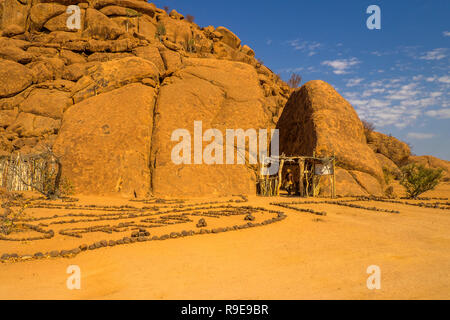 Namibia - Damara Living Museum Stock Photo