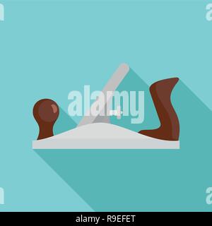 Old jack plane icon. Flat illustration of old jack plane vector icon for web design Stock Vector