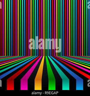 Abstract linear background. Vector illustration. Colorful background Stock Vector