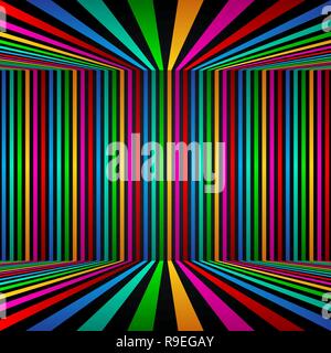 Abstract linear background. Vector illustration. Colorful background Stock Vector