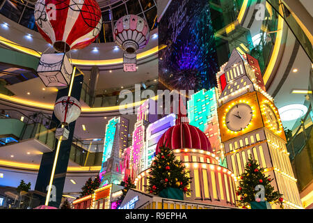 Chinese Christmas installation at Coastal City shopping mall in