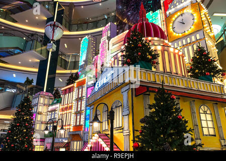 Chinese Christmas installation at Coastal City shopping mall in