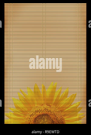 Background - an ancient volumetric Japanese reed mat Stock Photo - Alamy
