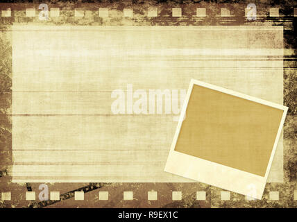 Grunge background - symbolical the image of a film Stock Photo