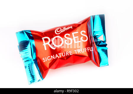 Cadbury Roses Signature Truffle chocolate isolated on white background ...