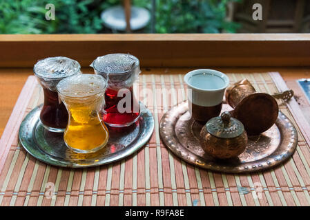 Turkish coffee, Sarajevo, Bosnia and Herzegovina Stock Photo