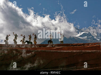 Impressions Lijiang Show Stock Photo