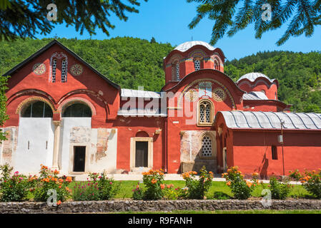 Patriarchate of Pec Monastery, a Serbian Orthodox monastery, UNESCO World Heritage site, Pec, Kosovo Stock Photo