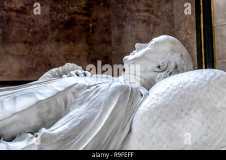 Monument to Bishop Charles James Blomfield by Sir George Richmond at St Pauls Cathedral, London, UK Stock Photo