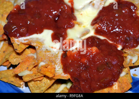 Homemade Nachos Stock Photo