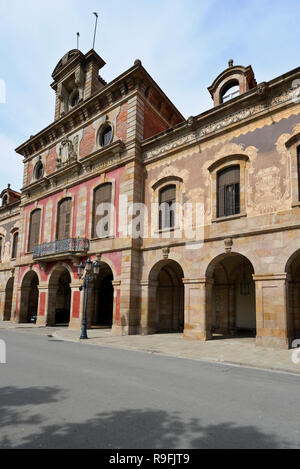 Parliament of Catalonia building located in the Parc de la Ciutadella, Barcelona, Spain Stock Photo