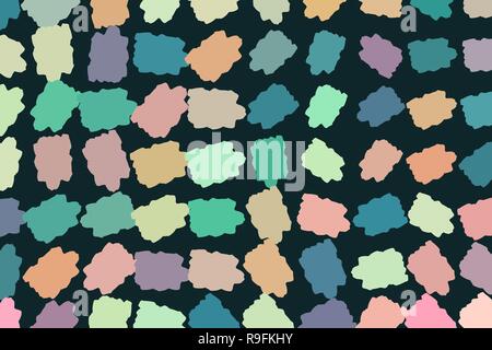 Abstract illustrations of colorful paints, conceptual. For design background. Vector artwork. Stock Vector