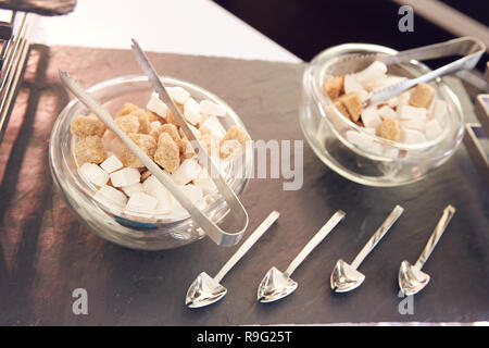 catering services background with snacks on guests table in restaurant at event party Stock Photo