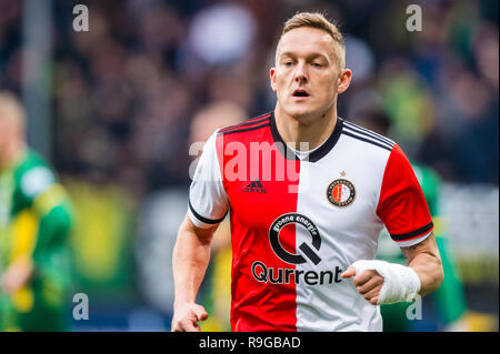 The Hague, Netherlands 23 december 2018 Soccer Dutch Eredivisie: ADO Den Haag v Feyenoord   Feyenoord speler Jens Toornstra Credit: Orange Pictures vof/Alamy Live News Stock Photo