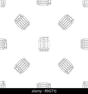 Honey barrel icon. Outline illustration of honey barrel vector icon for web design isolated on white background Stock Vector