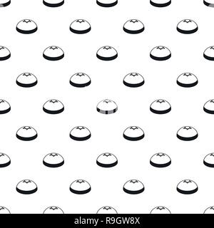 Kipa hat pattern seamless vector repeat geometric for any web design Stock Vector