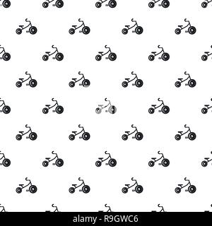 Kid tricycle pattern seamless vector repeat geometric for any web design Stock Vector
