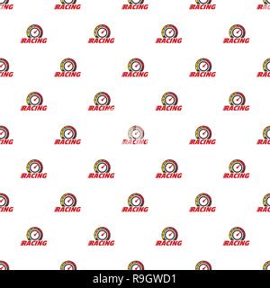 Racing dashboard pattern seamless vector repeat for any web design Stock Vector