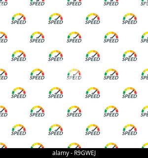Speedometer design pattern seamless vector repeat for any web design Stock Vector