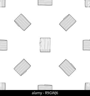 Beach towel icon. Outline illustration of beach towel vector icon for web design isolated on white background Stock Vector