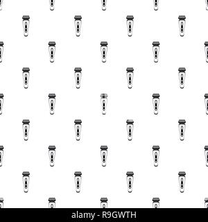 Hair shaver pattern seamless vector repeat geometric for any web design Stock Vector