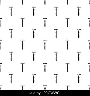 Retro razor pattern seamless vector repeat geometric for any web design Stock Vector