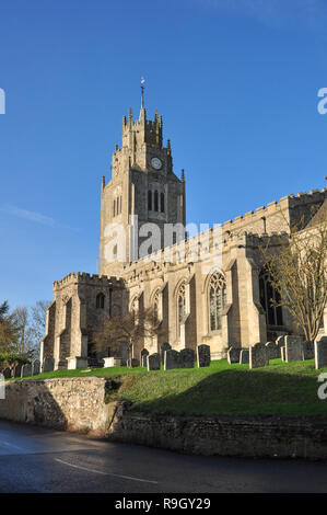St Andrew's Church, Sutton, Cambridgeshire, England, UK Stock Photo