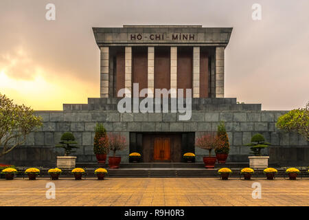 Ho Chi Minh's Mausoleum, Hanoi in Vietnam Stock Photo