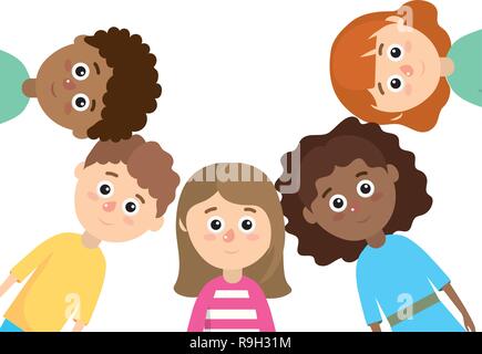 cute children cartoon Stock Vector