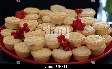 mince pies for Christmas Stock Photo