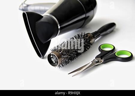 salon tools and equipment tools styling stock photo Stock Photo